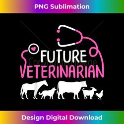 Future Veterinarian Graduation Dog Paw Heart Stethoscope Vet - Edgy Sublimation Digital File - Customize with Flair