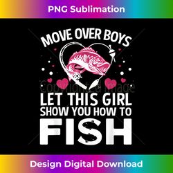 Funny Fishing Art For Girls Fishing Lover Fisherwoman - Deluxe PNG Sublimation Download - Lively and Captivating Visuals