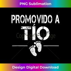 Promovido A Tio Spanish Pregnancy Announcement Future Uncle - Sleek Sublimation PNG Download - Immerse in Creativity with Every Design