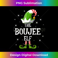 The Boujee Elf Family Matching Group Christmas - Urban Sublimation PNG Design - Immerse in Creativity with Every Design