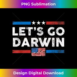 Lets Go Darwin US Flag Vintage - Sleek Sublimation PNG Download - Infuse Everyday with a Celebratory Spirit