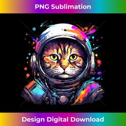 Cat Astronaut Funny Space Cat - Sophisticated PNG Sublimation File - Challenge Creative Boundaries