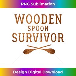 The Funny wooden spoon survivor vintage - Luxe Sublimation PNG Download - Enhance Your Art with a Dash of Spice