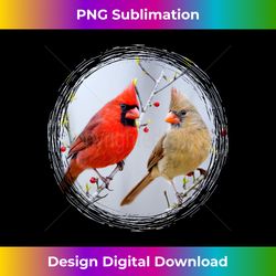 Red Cardinals Backyard Bird Watching Lovers - Innovative PNG Sublimation Design - Elevate Your Style with Intricate Details