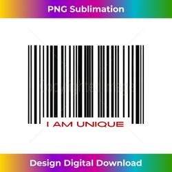 I am unique - Sleek Sublimation PNG Download - Pioneer New Aesthetic Frontiers