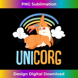 Unicorg - Funny Unicorn Corgi Dog - Sleek Sublimation PNG Download - Infuse Everyday with a Celebratory Spirit