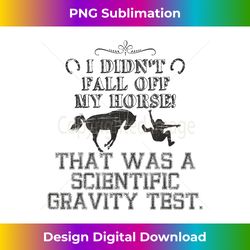 Funny Horse Rider Fall Gravity Science - Luxe Sublimation PNG Download - Animate Your Creative Concepts