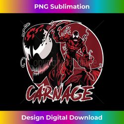 Marvel Carnage Circle Portrait - Deluxe PNG Sublimation Download - Animate Your Creative Concepts