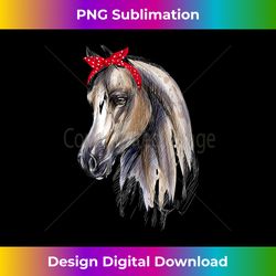 Horse Lover Matching Animal Lover Design Cute Bandana Horse - Futuristic PNG Sublimation File - Craft with Boldness and Assurance