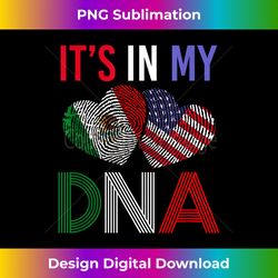dna usa flag american mexican flag mexico - sophisticated png sublimation file - crafted for sublimation excellence