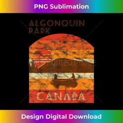 Vintage Distressed Algonquin Park Graphic - Vibrant Sublimation Digital Download - Chic, Bold, and Uncompromising