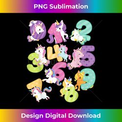 Cute happy unicorn Numbers Math day back to school kids - Bohemian Sublimation Digital Download - Striking & Memorable Impressions