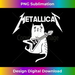 mettalicat rock band guitar funny christmas - luxe sublimation png download - access the spectrum of sublimation artistry