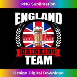 England Drinking Team Funny English UK Flag Beer Party - Chic Sublimation Digital Download - Immerse in Creativity with Every Design
