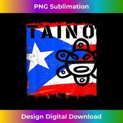 Puerto Rico Flag Taino Boricua s Puerto Rican Souvenir - Contemporary PNG Sublimation Design - Crafted for Sublimation Excellence