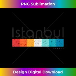 Vintage Istanbul Turkey Retro Design - Luxe Sublimation PNG Download - Access the Spectrum of Sublimation Artistry