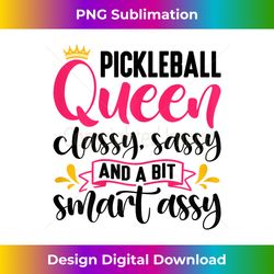 funny pickleball queen graphic for pickleball player - sophisticated png sublimation file - pioneer new aesthetic frontiers