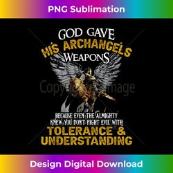 God Gave His Archangel Weapons - Veteran Warrior - Classic Sublimation PNG File - Rapidly Innovate Your Artistic Vision