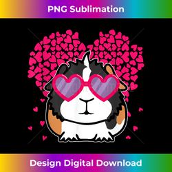 Valentines Hearts Guinea Pig Valentine Day - Eco-Friendly Sublimation PNG Download - Striking & Memorable Impressions
