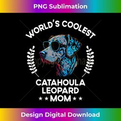 World's Coolest Dog Mom Mama - Catahoula Leopard - Minimalist Sublimation Digital File - Enhance Your Art with a Dash of Spice