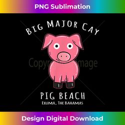 Big Major Cay - Pig Beach Island, Exuma, Bahamas Souvenir - Sublimation-Optimized PNG File - Striking & Memorable Impressions