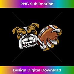 Bulldog American Football Mascot - Minimalist Sublimation Digital File - Access the Spectrum of Sublimation Artistry