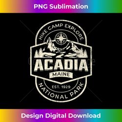 Acadia National Park - Deluxe PNG Sublimation Download - Lively and Captivating Visuals