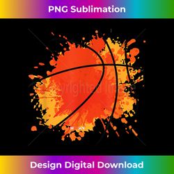 Basketball Silhouette Bball Player Coach Sports Baller - Futuristic PNG Sublimation File - Spark Your Artistic Genius