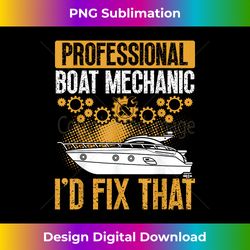 Boat Maintenance Marine Technician Boat Mechanic - Minimalist Sublimation Digital File - Pioneer New Aesthetic Frontiers