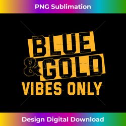 Blue and Gold Football Game Day For Football Lovers - Classic Sublimation PNG File - Access the Spectrum of Sublimation Artistry