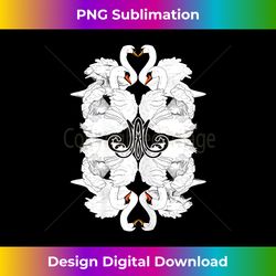 Marie-Antoinette Swan Lake - Edgy Sublimation Digital File - Customize with Flair