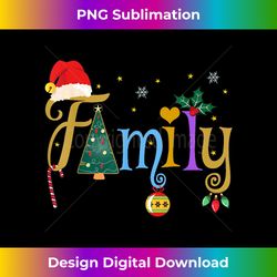 FAMILY Letters Christmas Style Love My Family Christmas - Timeless PNG Sublimation Download - Enhance Your Art with a Dash of Spice