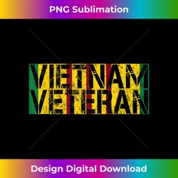 Vintage Vietnam Veteran - Military Service Ribbon Art - Innovative PNG Sublimation Design - Channel Your Creative Rebel