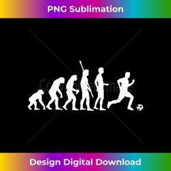 Funny Soccer Shows Evolution of Man to Soccer - Edgy Sublimation Digital File - Access the Spectrum of Sublimation Artistry