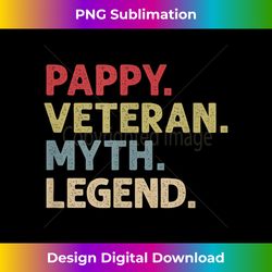 Pappy Veteran Myth Legend - Minimalist Sublimation Digital File - Crafted for Sublimation Excellence