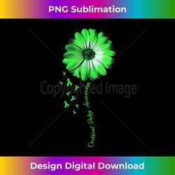 Daisy Flower Cerebral Palsy Awareness s - Futuristic PNG Sublimation File - Challenge Creative Boundaries
