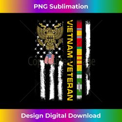 Vietnam Veteran US Flag - Vietnam War Vet - Minimalist Sublimation Digital File - Animate Your Creative Concepts
