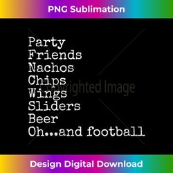 s Bowl Game Super Party Foodie Beer - Edgy Sublimation Digital File - Elevate Your Style with Intricate Details