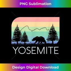 Yosemite National Park Vintage Retro Half Dome El Capitan - Timeless PNG Sublimation Download - Crafted for Sublimation Excellence