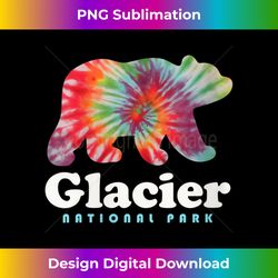s glacier national park montana bear tie dye hippie - crafted sublimation digital download - craft with boldness and assurance