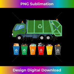 Recycling Trash Truck Garbage Truck Trash Collector - Urban Sublimation PNG Design - Tailor-Made for Sublimation Craftsmanship