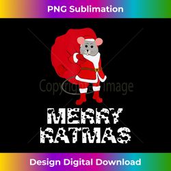 Merry Ratmas Happy New Year Christmas Pajama for rat Lovers - Luxe Sublimation PNG Download - Ideal for Imaginative Endeavors