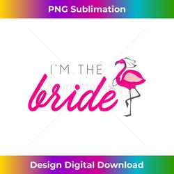 The Bride , Flamingo Bachelorette Party Matching - Vibrant Sublimation Digital Download - Immerse in Creativity with Every Design