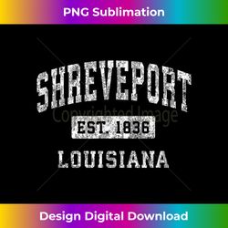 Shreveport Louisiana LA Vintage Established Sports Design - Bespoke Sublimation Digital File - Infuse Everyday with a Celebratory Spirit