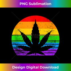 Vintage Weed LGBT Gay Pride Marijuana 420 Pot-Head Stoner - Bespoke Sublimation Digital File - Crafted for Sublimation Excellence