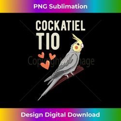 Cockatiel Tio Parrot Owner Uncle Cockatoo Pet Weiro Bird - Sublimation-Optimized PNG File - Crafted for Sublimation Excellence