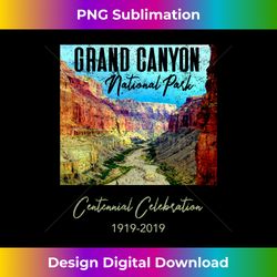 Grand Canyon National Park 100 Year Anniversary Celebration - Futuristic PNG Sublimation File - Lively and Captivating Visuals