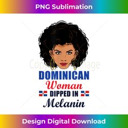 Dominican Woman Dipped In Melanin Afro Latina Pride - Innovative PNG Sublimation Design - Craft with Boldness and Assurance