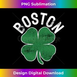 Shamrock Massachusetts Boston ST PATRICKS DAY Irish Green - Crafted Sublimation Digital Download - Enhance Your Art with a Dash of Spice
