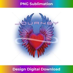 Journey Band Infinity Winged Heart - Contemporary PNG Sublimation Design - Reimagine Your Sublimation Pieces